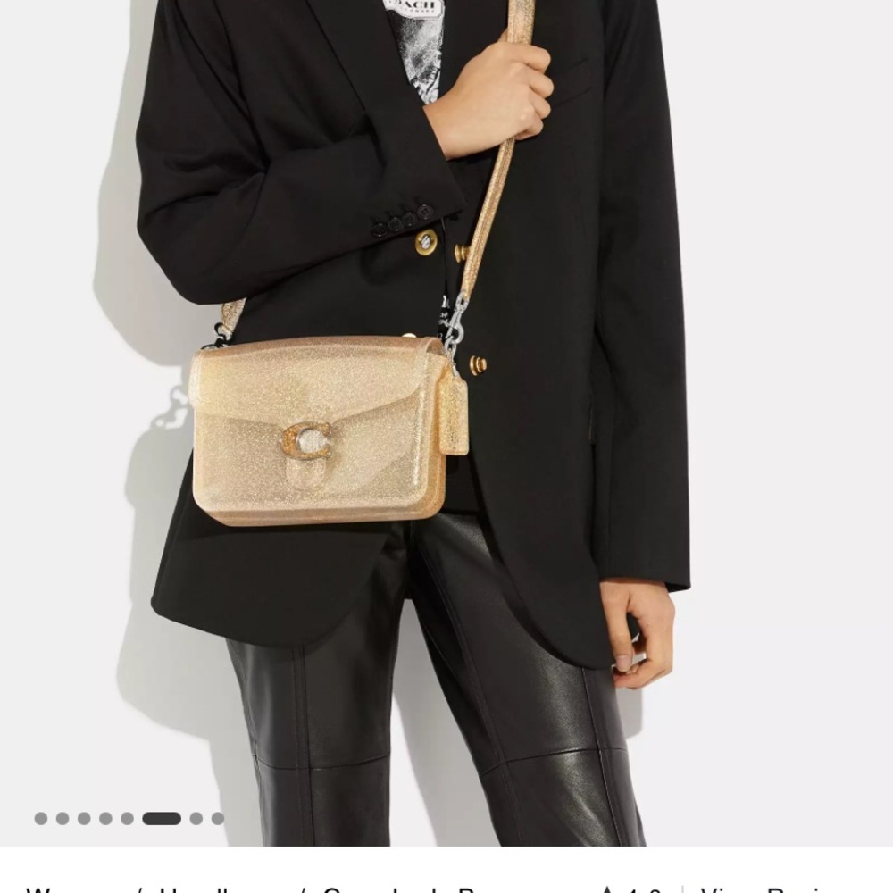 Coach Gold Jelly 2 way bag